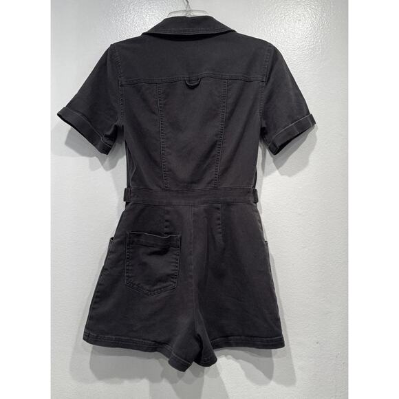 BDG Magritte Gray Short Sleeve Romper Utility Size Small Urban Shortall Festival - Picture 3 of 11